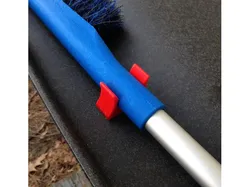 Snow brush clip