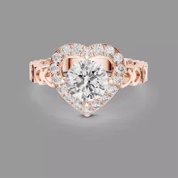 Solitaire ring  3D print model