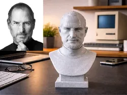 Steve (Steven Paul) Jobs — Bust - Free 3D Print Model