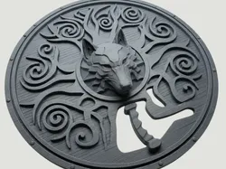 Viking Round Shield - Free 3D Print Model