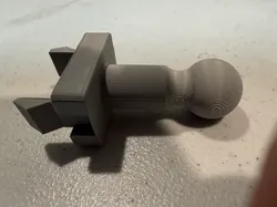 2nd Gen Tundra switch insert cell phone ball mount - Free 3D Print Model