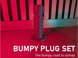 BUMPY ANAL PLUG - The bumpy road to climax - Free 3D Print Model
