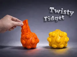 Bumpy Twisty Fidget Ball - Free 3D Print Model