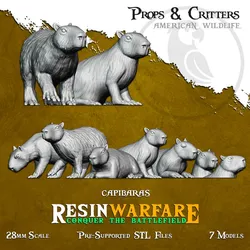 Capybaras - Props&Critters: Animals of the World