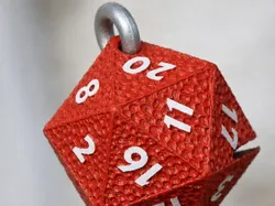 D20 Dice Keychain Can Opener Soda Beer RB - Free 3D Print Model