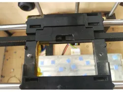 Flashforge Creator X carriage belt clamp