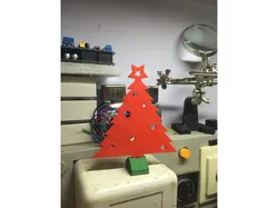 flat xmas tree ornament