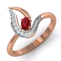 Women Ruby Ring Earrings Pendant set 3dm stl 3mf glb render 3D print model