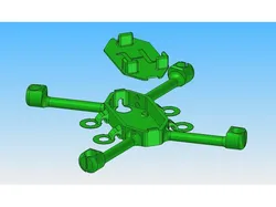 Hubsan frame for 7mm & 8mm motors