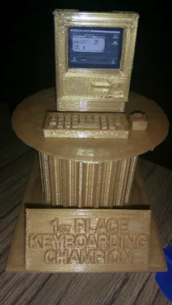 Keyboarding Medal and Trophy