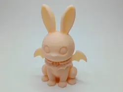 Moonlit Night Bat-Bunny Easter Chibi - Free 3D Print Model