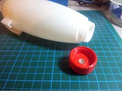 Overhead shower gel screw cap