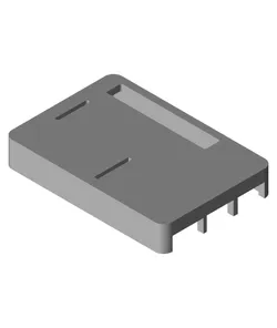 Raspberry Pi 2B,3B case with GPIO slots