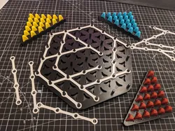 Rubberband Triangle Game: Replacement rubber bands - Free 3D Print Model