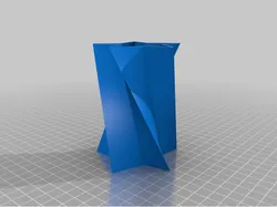 Spiral star vase