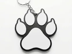 Cat paw keychain - Free 3D Print Model