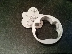 "Dare" Maple Leaf Cookie Cutter & Stamp