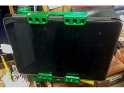 Ipad holder for Lowe's wire shelf - 25.5mm