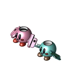 Kirby Joy Con Grip Cup! - 12oz Can Cup for Nintendo Switch
