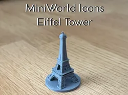 MiniWorld Icons – Eiffel Tower - Free 3D Print Model