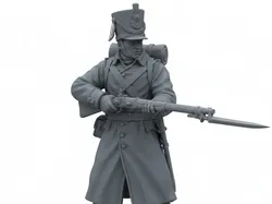 Napoleonic Musketeer – 50mm High-Detail - Free 3D Print Model