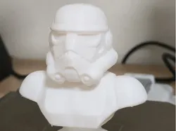 Star war trooper bust statue - Free 3D Print Model