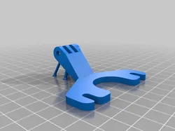 Supported adjustable blower fan mount Greg's Wade extruder.