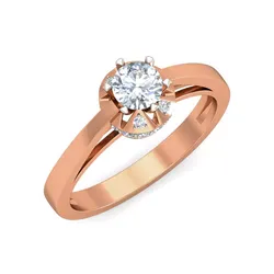 Women Solitaire Ring 3dm stl 3mf glb mtl obj render details 3D print model