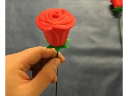 3D Printable Rose