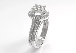 bride wedding ring jr0007 3D print model