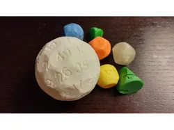 generated 49 faces dice