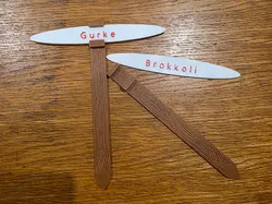 Herb Vegetable Stick Markers - Free 3D Print Model