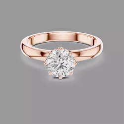 Solitaire ring  3D print model