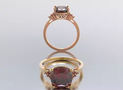 woman ring 3D print model