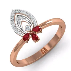 Women Ruby Ring Earrings Pendant set 3dm stl 3mf glb render 3D print model