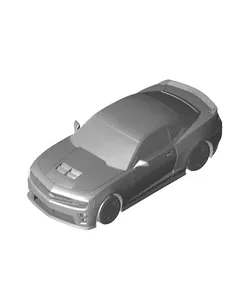 Camaro With Moving Wheels