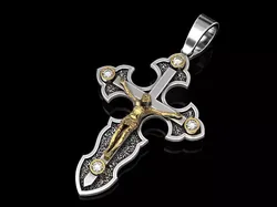 Cross jesus crucifix pendant 3D print model
