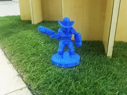 Cyborg Cowboy Fixed with MakePrintable