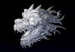 Dragon head 3D print model
