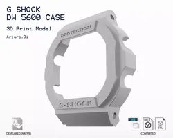 G Shock DW 5600 Case 3D print model