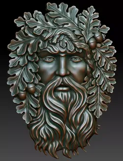 Greenman greek head 3D print model