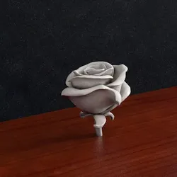 Jewelry Rose flower 3D print model