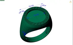 Men ring greek 3D print model