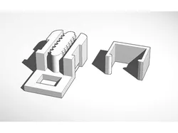 Mostly Printed CNC Corner Block Belt Clip v2