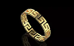 ring Silver Gold  Print 3D print model