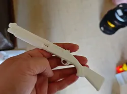Shotgun toy gun machine gun sniper rifle rifle miniature static prop model small scale ornament easy to print toy children - Free 3D Print Model
