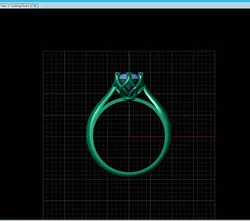 solitaire rings WHITEFLASH 3D print model