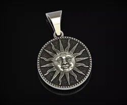 Sun and Moon pendant 3D print model