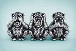 Three Wise Monkeys 3D print model