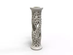 3D Printable Voronoi Honeycomb Pillar 3D print model